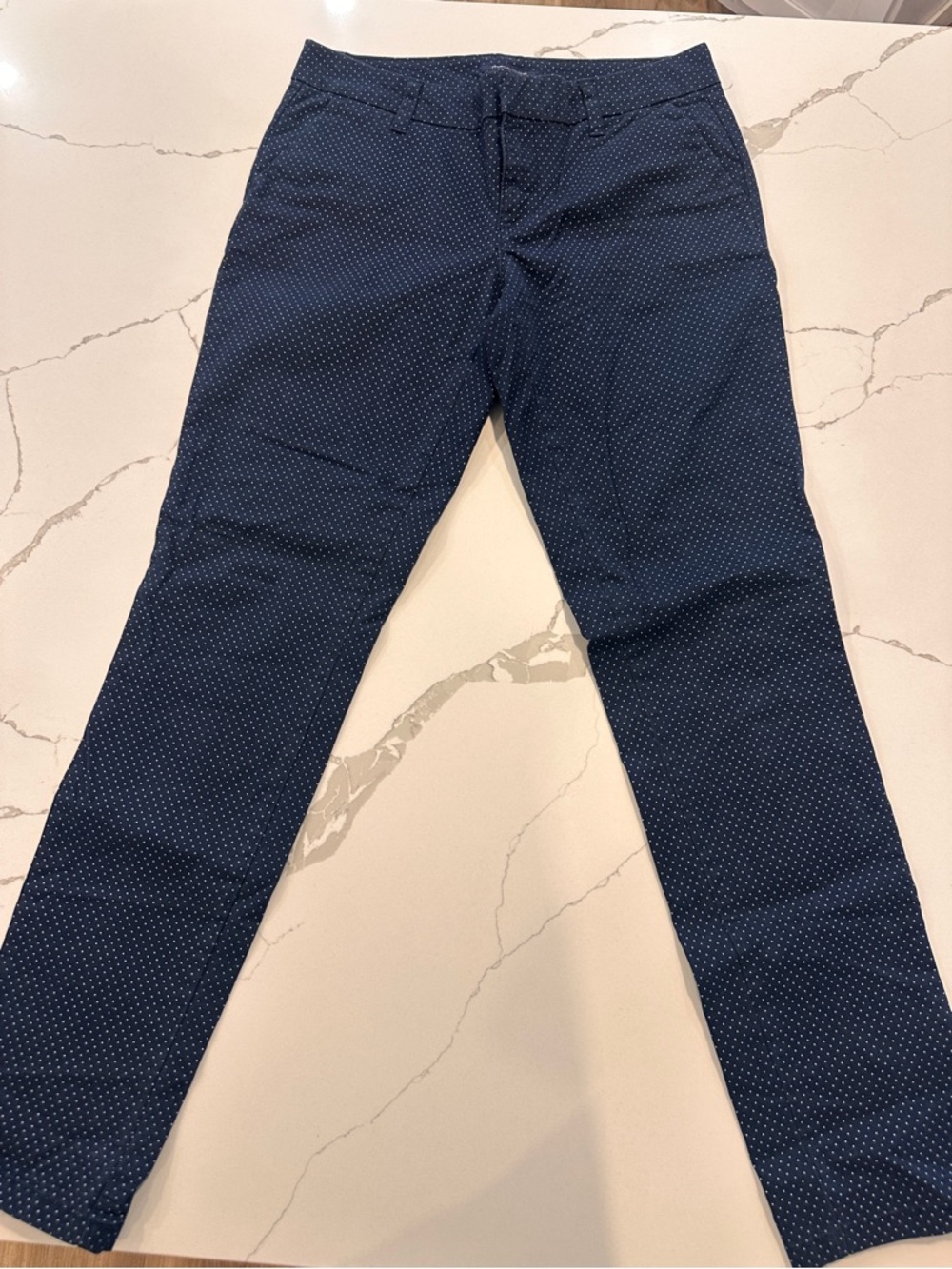 Tommy Hilfiger Navy Blue Micro Dot Trousers